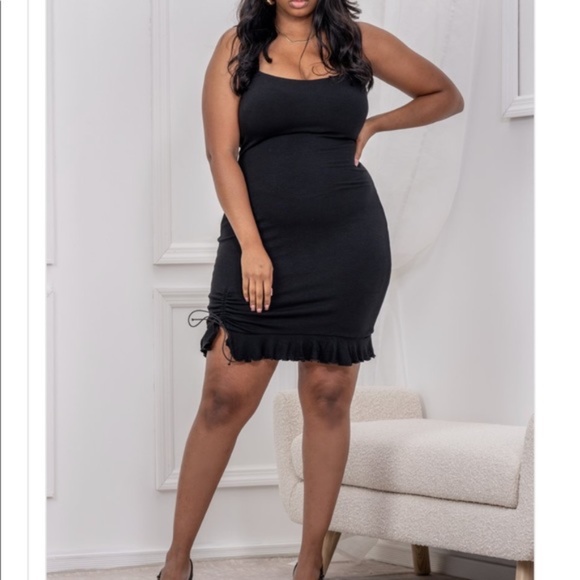 By Egreis Black Celia Dress Women Size M - Picture 5 of 5